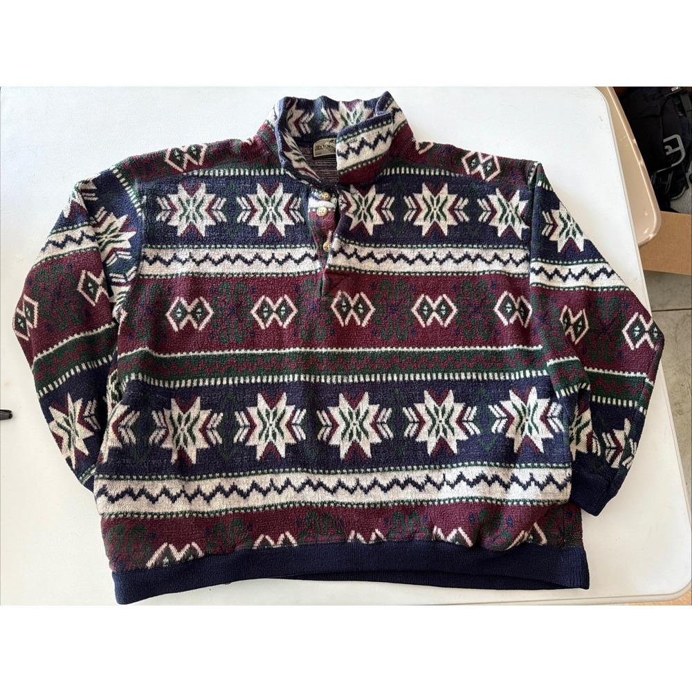 Structure Jeans Wear Men's large 90s Sweater With Pockets